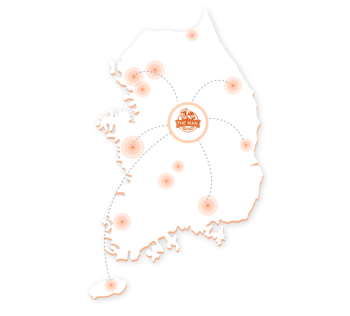 전국 서비스 지도